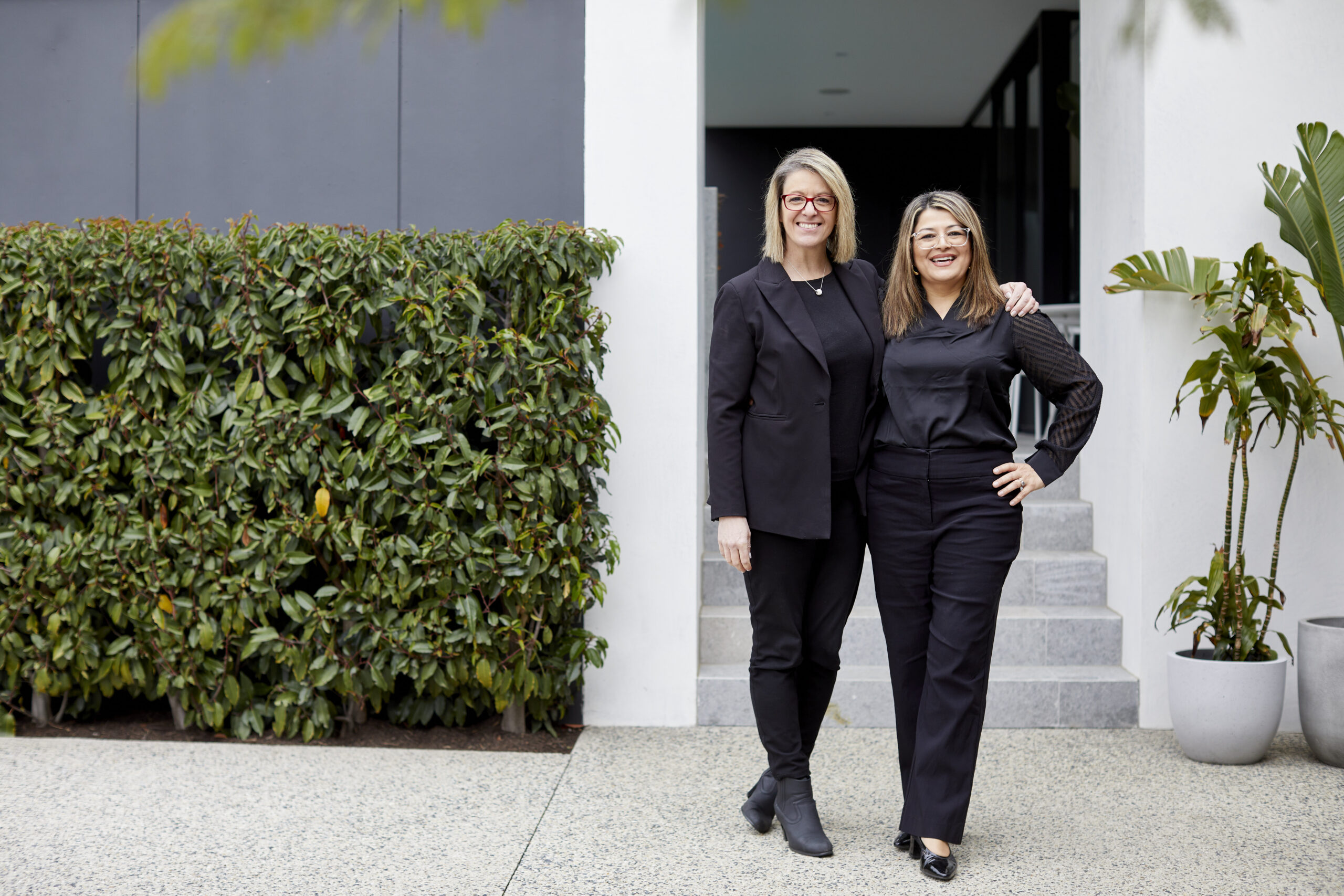 Julie Parker and Ameena Basile