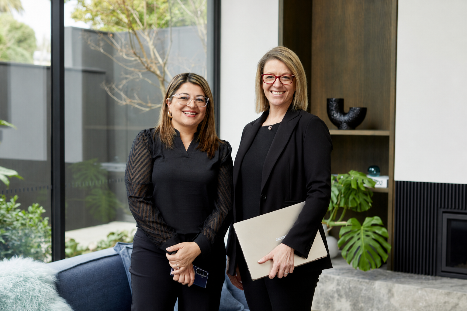 Ameena Basile and Julie Parker, co-founders of Dental Business Mastery - homepage banner