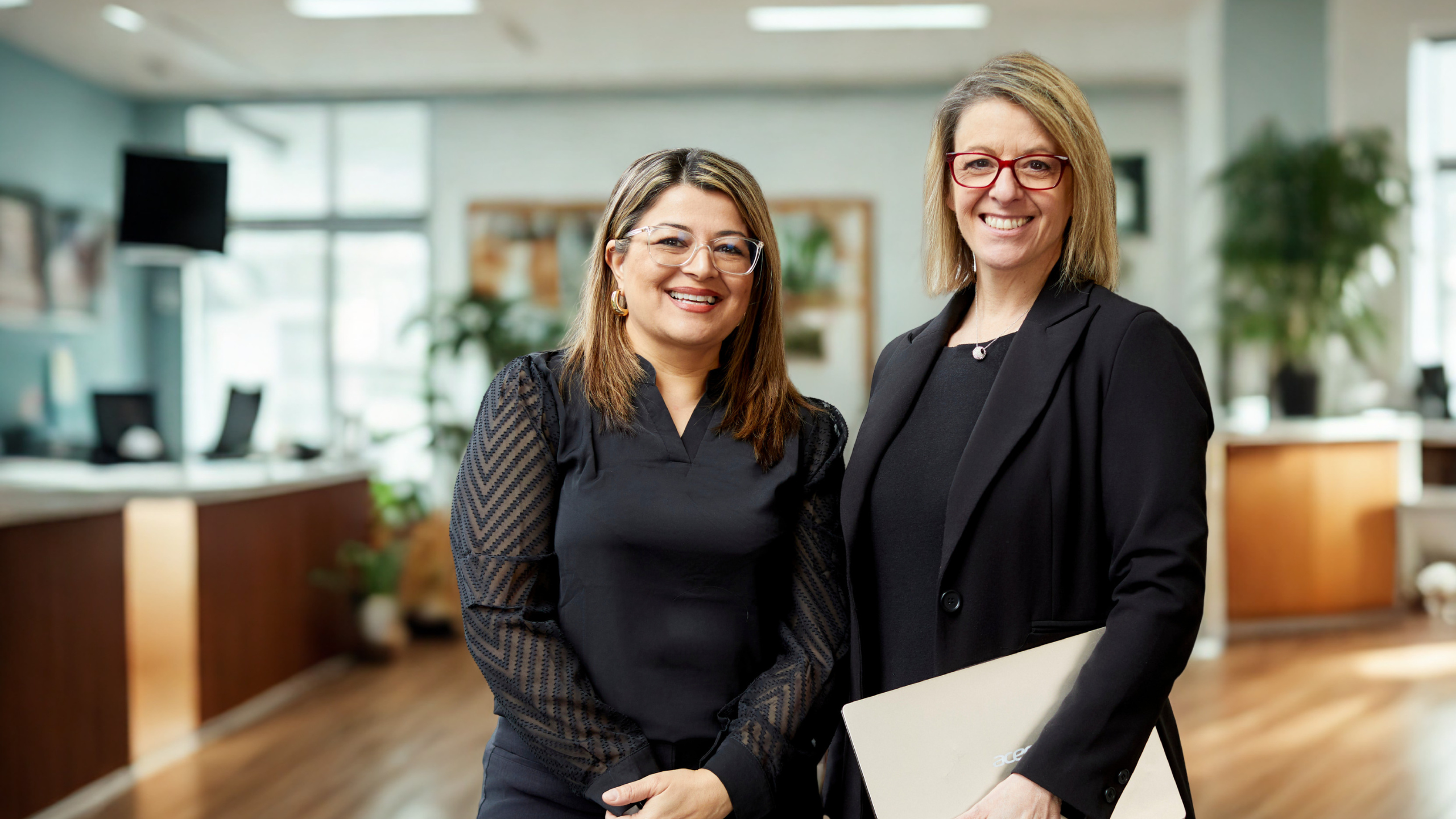 Ameena Basile and Julie Parker